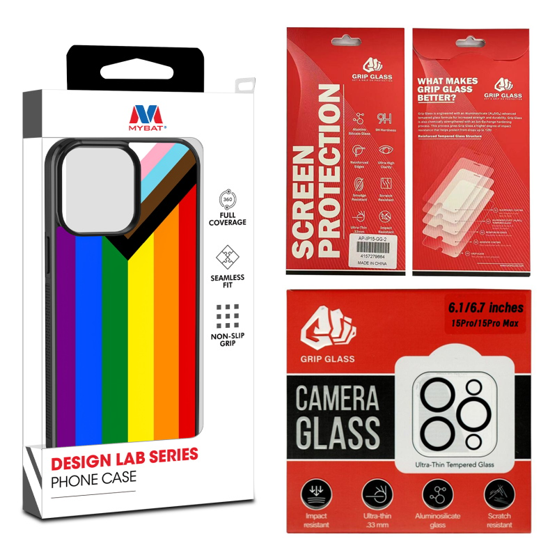 LGBTQ+ Phone Protection Bundle for Apple iPhone 15 Pro