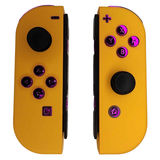 Custom Nintendo Switch Joy-Cons - Intersex Flag Themed