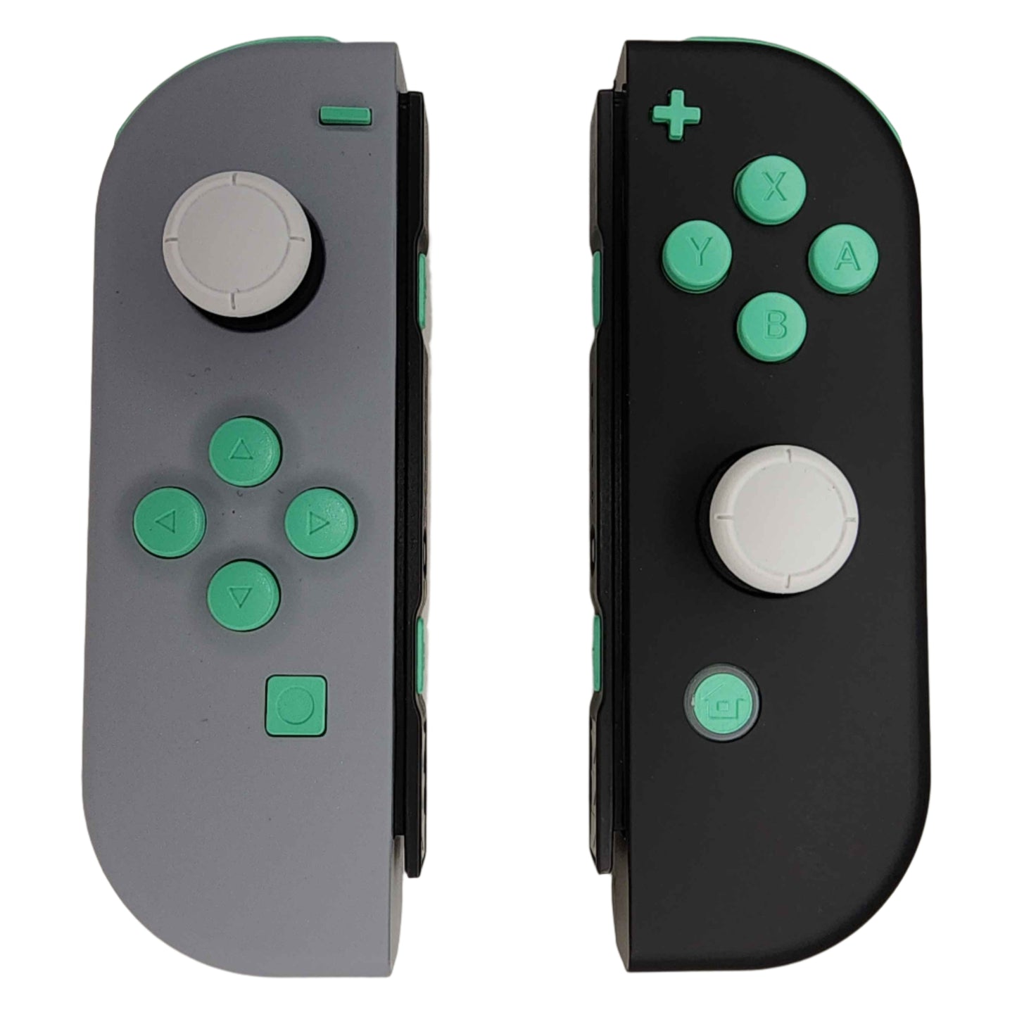 Custom Nintendo Switch Joy-Cons - Agender Flag Themed