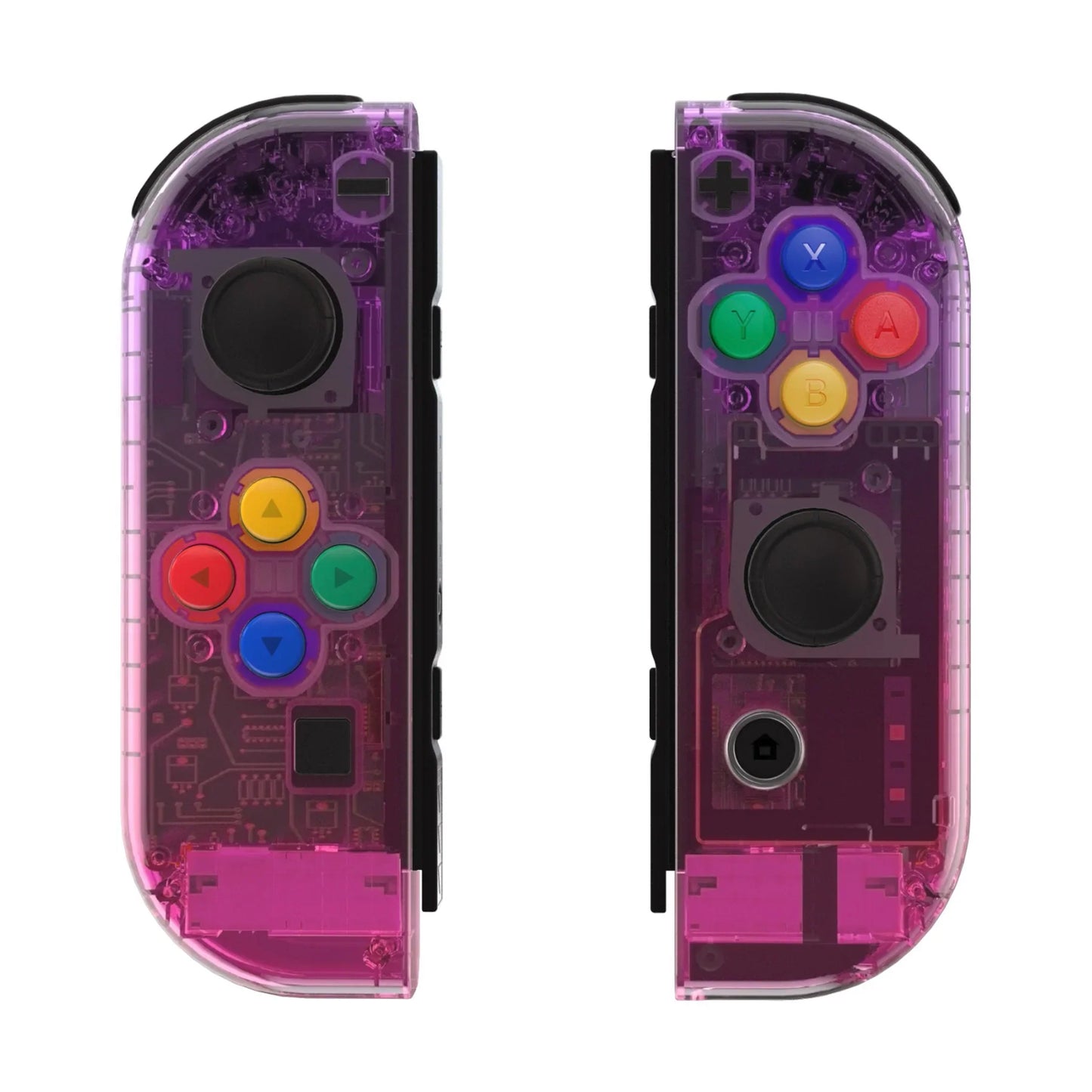 Nintendo Switch Joy-Con Shells - Clear and Translucent  (Buttons not included)